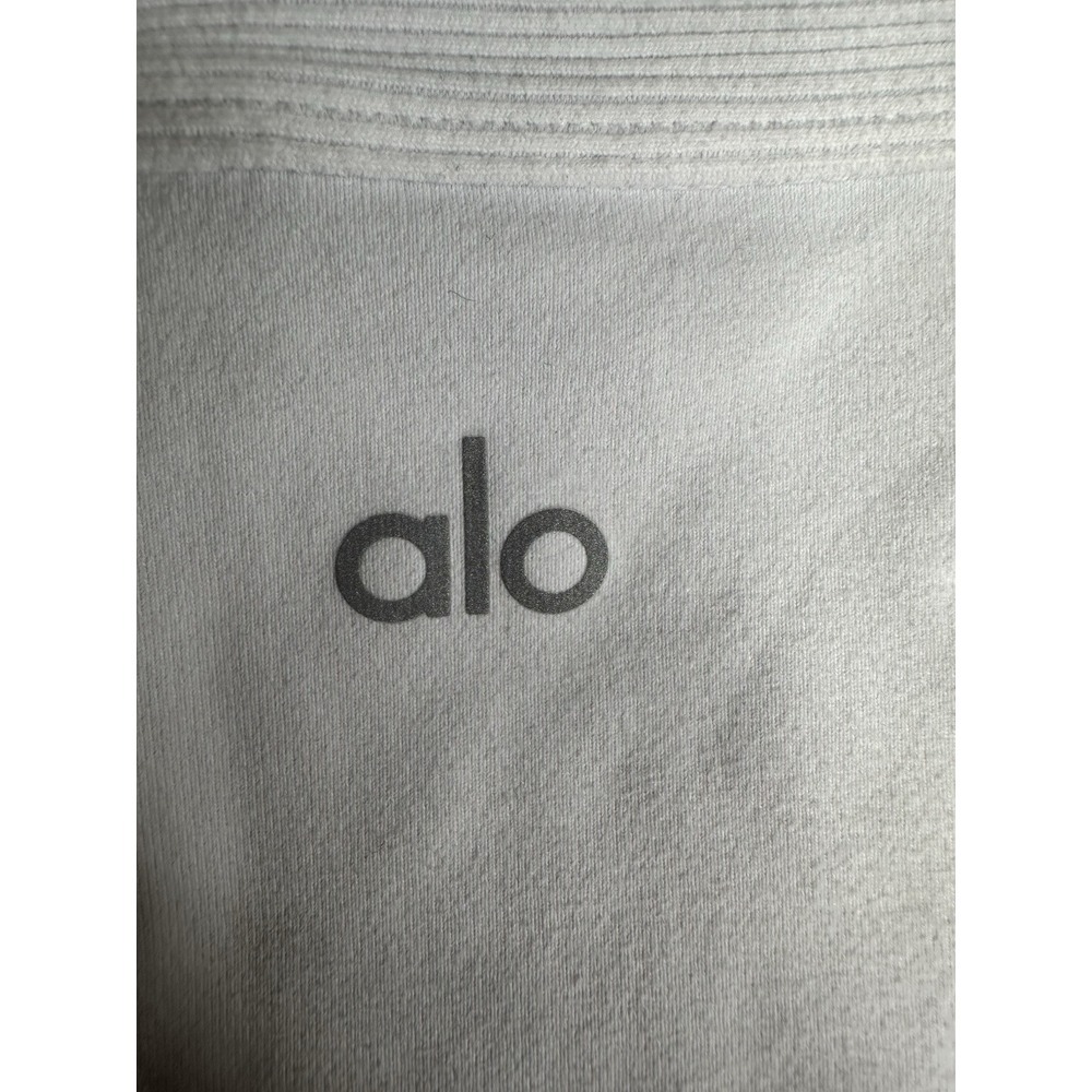 ALO Yoga Leggings Womens Small Light Gray Waistband‎ Airbrush Mid Rise Yoga - Picture 13 of 16
